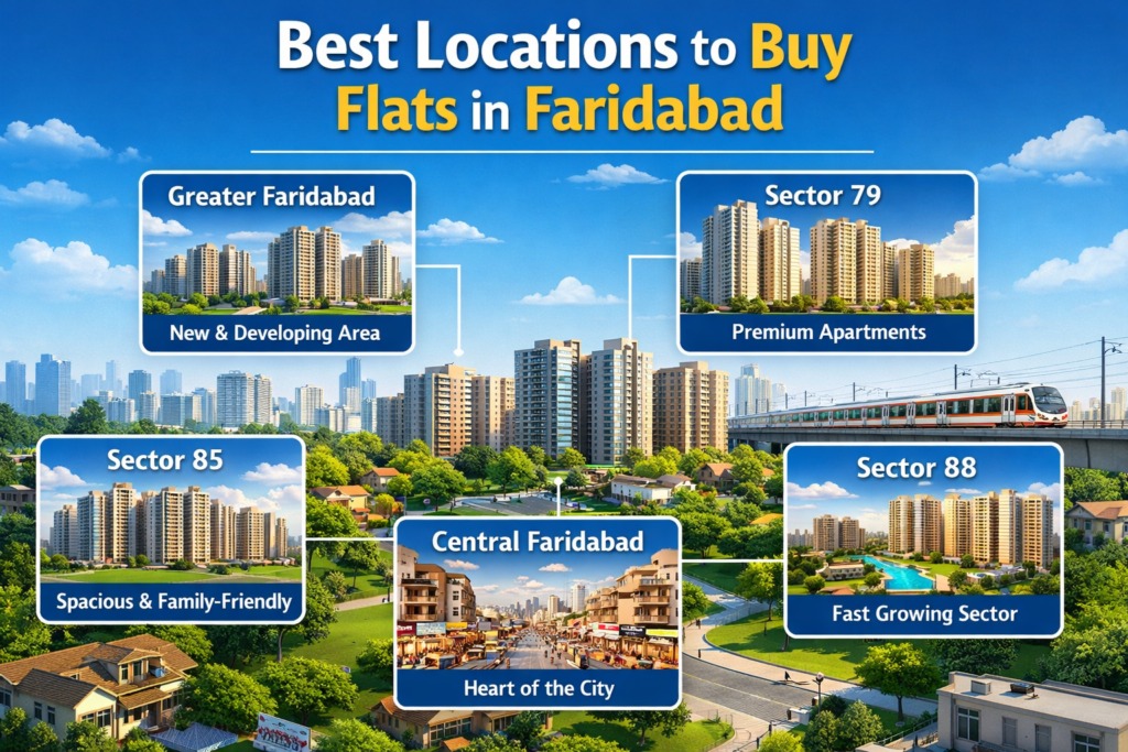 Best Locations to Buy Flats in Faridabad