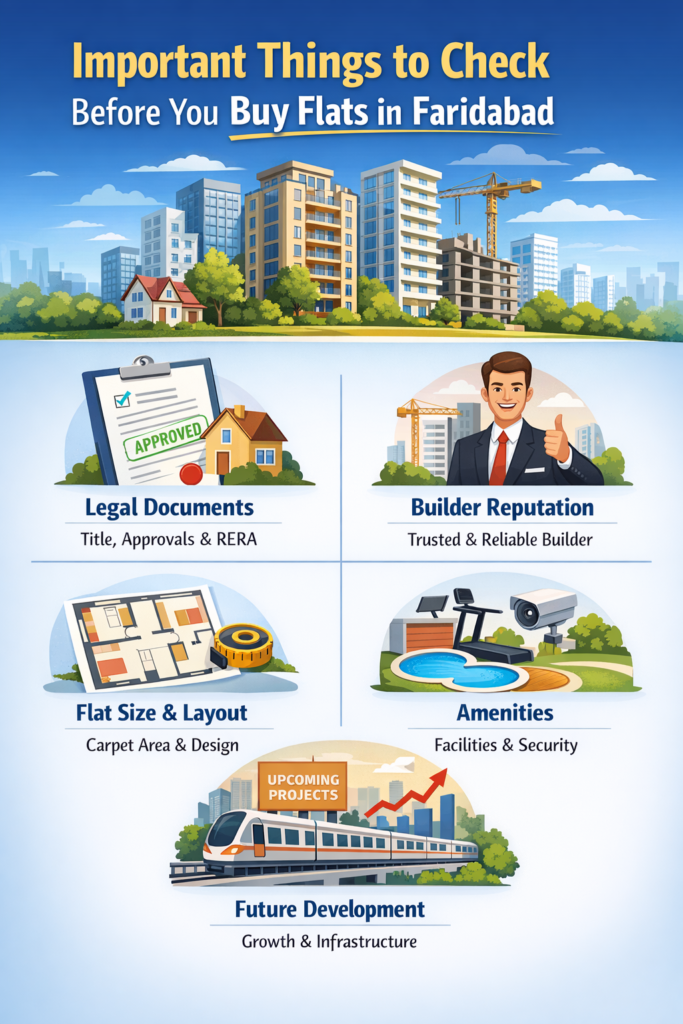 Important Things to Check Before You Buy Flats in Faridabad