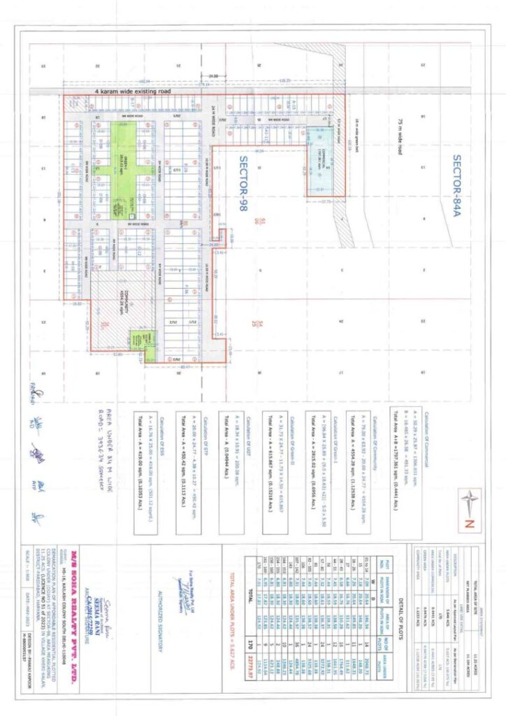 olive town approved layout plan 768x1086