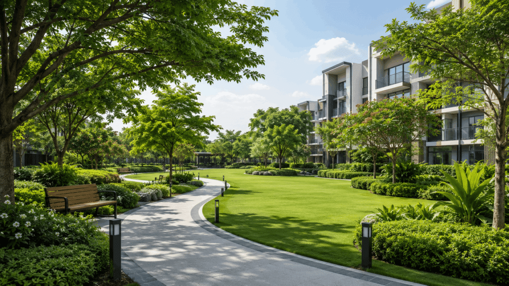 Landscaped Green Parks