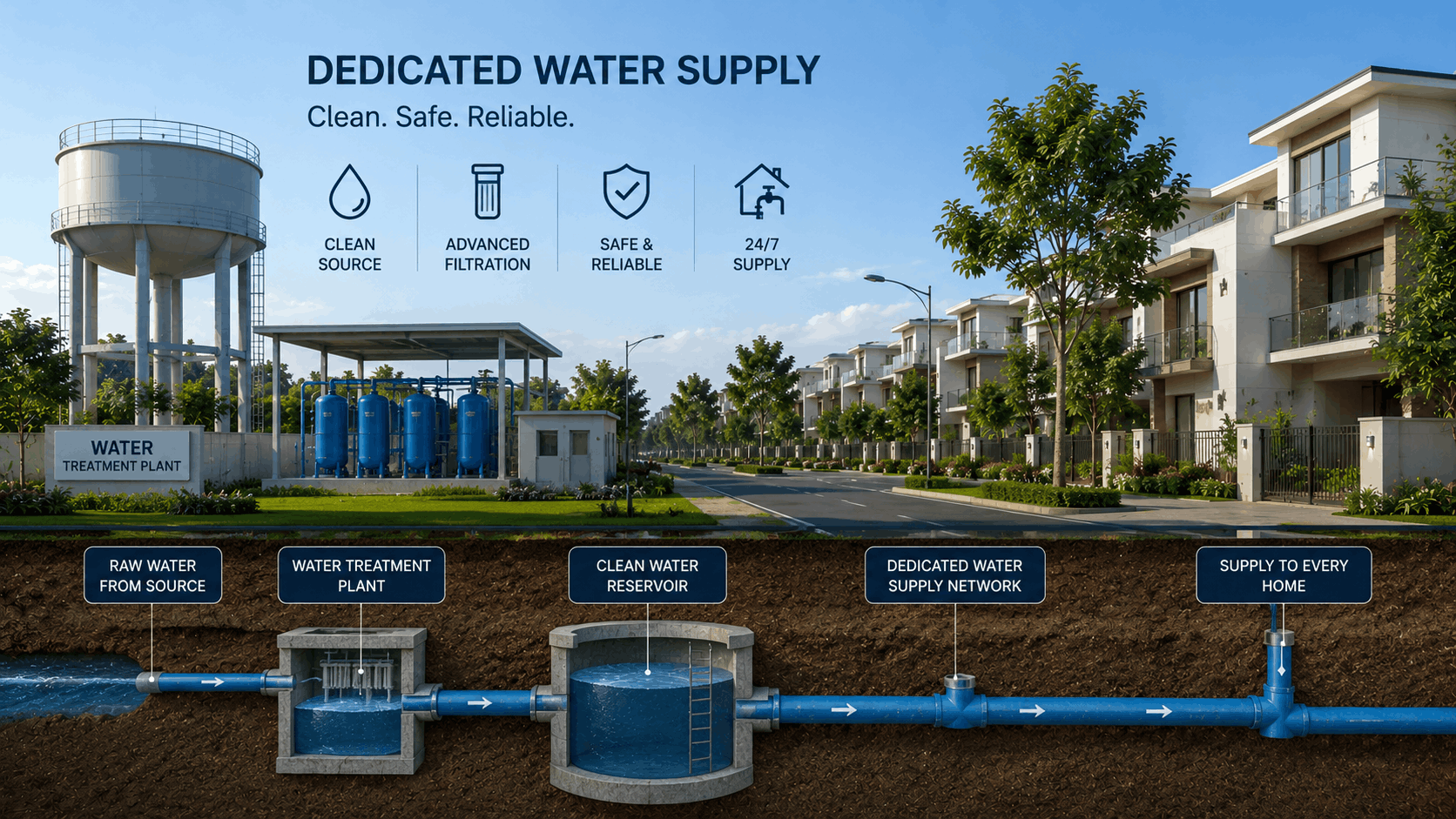 Amolik Aster Woods Dedicated Water Supply
